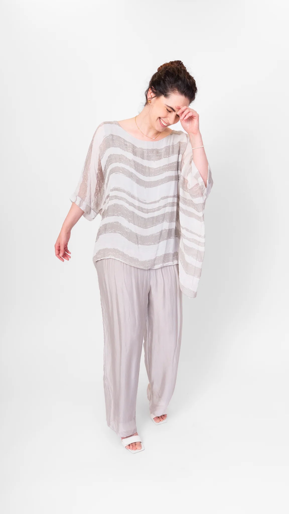 Silk Pant by Me & Gee