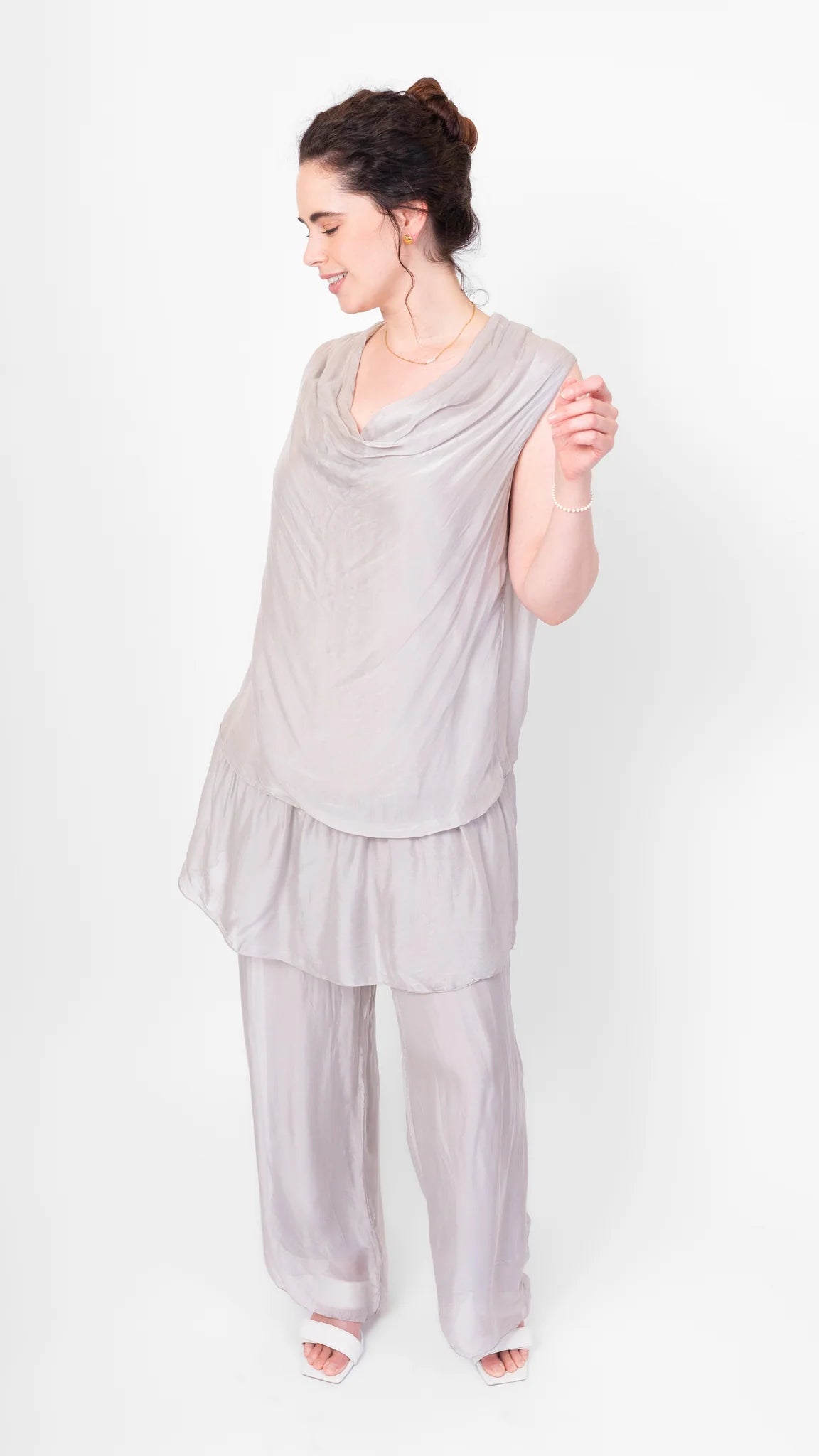 Silk Pant by Me & Gee