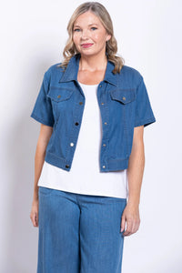 Lana Jacket Denim by Blue Sky