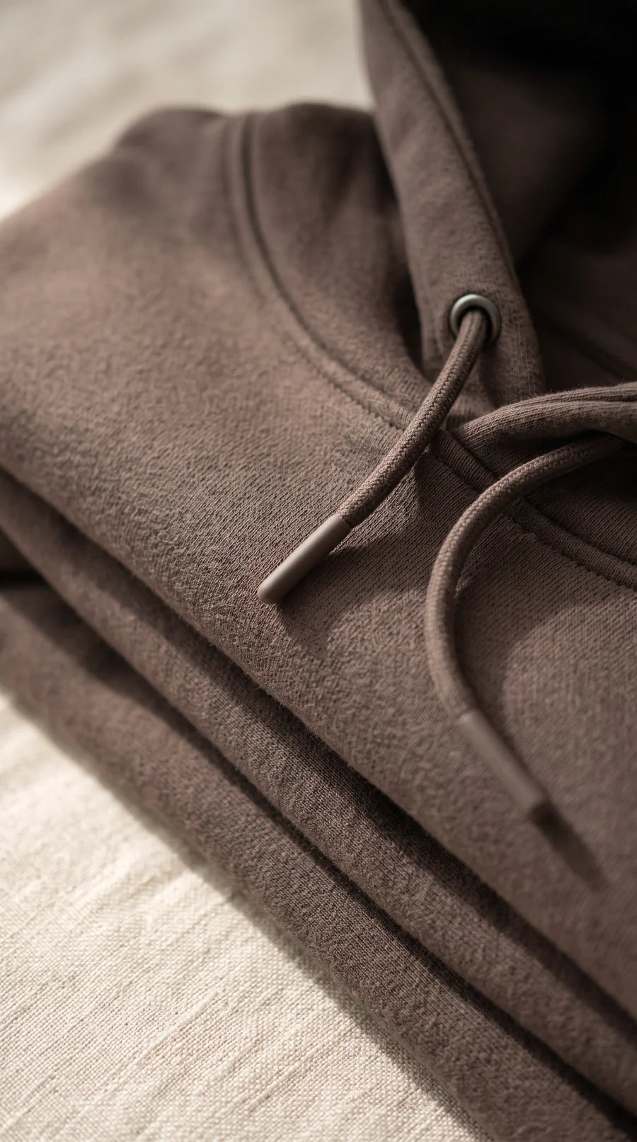 Linden Hoodie Relaxed Fleece Cotton Pullover by Priv