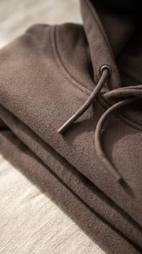 Linden Hoodie Relaxed Fleece Cotton Pullover by Priv