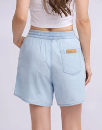 Lucille Chambray Shorts, Cotton by Yoga Jean