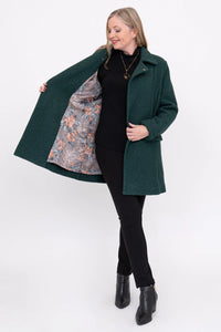 Lyon Coat Boiled Wool by Blue Sky