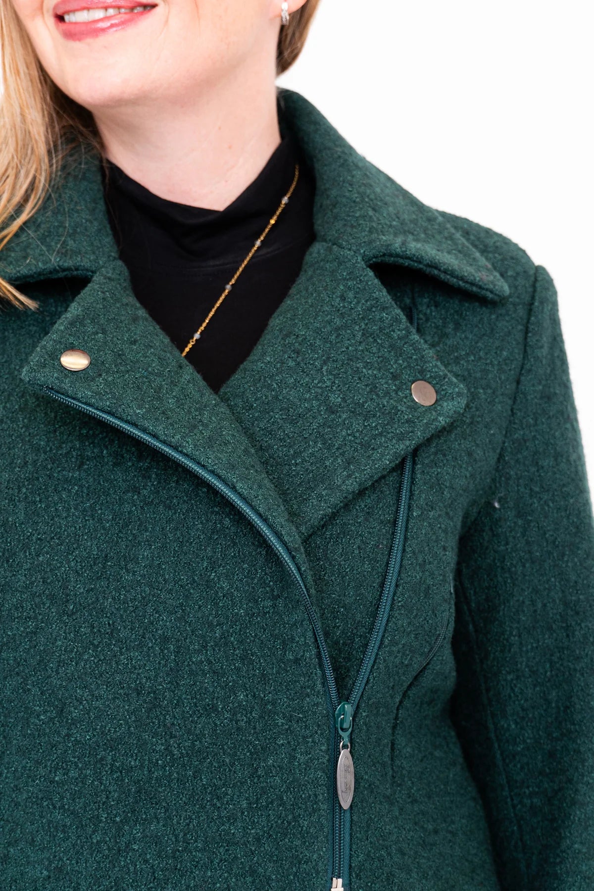 Lyon Coat Boiled Wool by Blue Sky