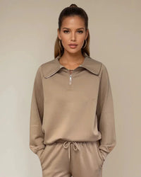 Maeve 3/4 Zip Top by Priv