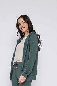 Tina-Luxe Fleece Oversized Zip Hoody by Orb