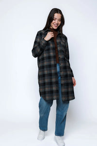Mercer-Plaid Shirt Jacket by Orb