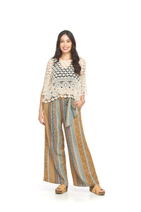 Cropped Lace Pullover Crochet Top by Papillon