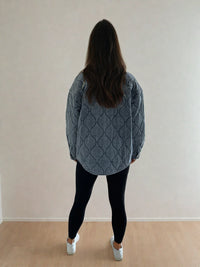 Leni Quilted Denim Jacket by Priv