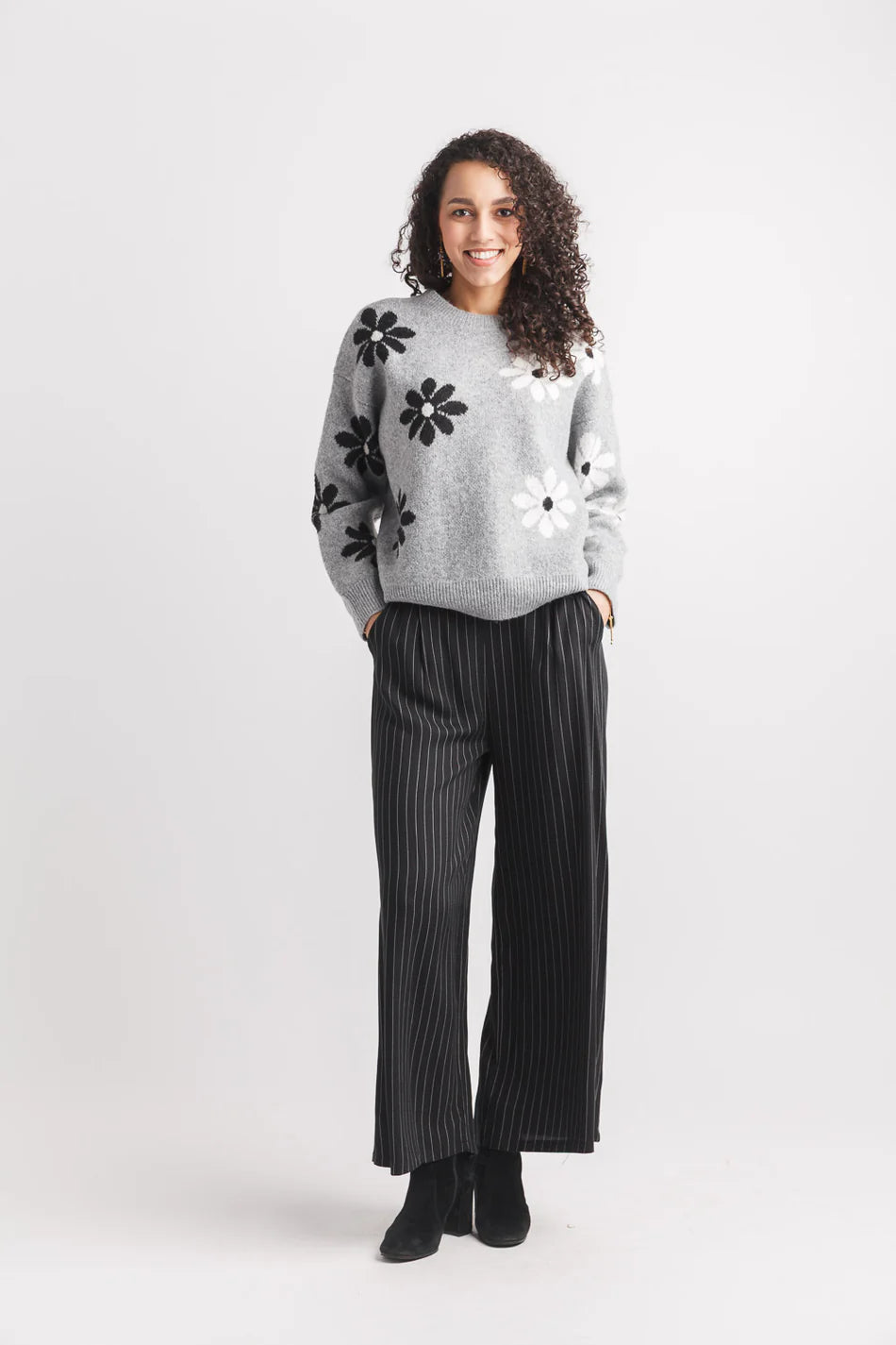 Daisy Knit Sweater by Papillon