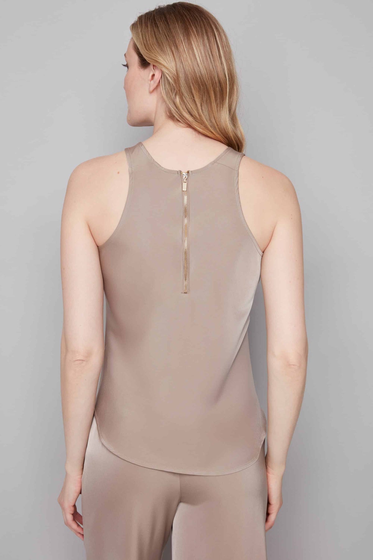 Solid Belize Satin Tank by ILTM