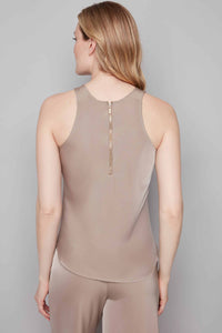 Solid Belize Satin Tank by ILTM