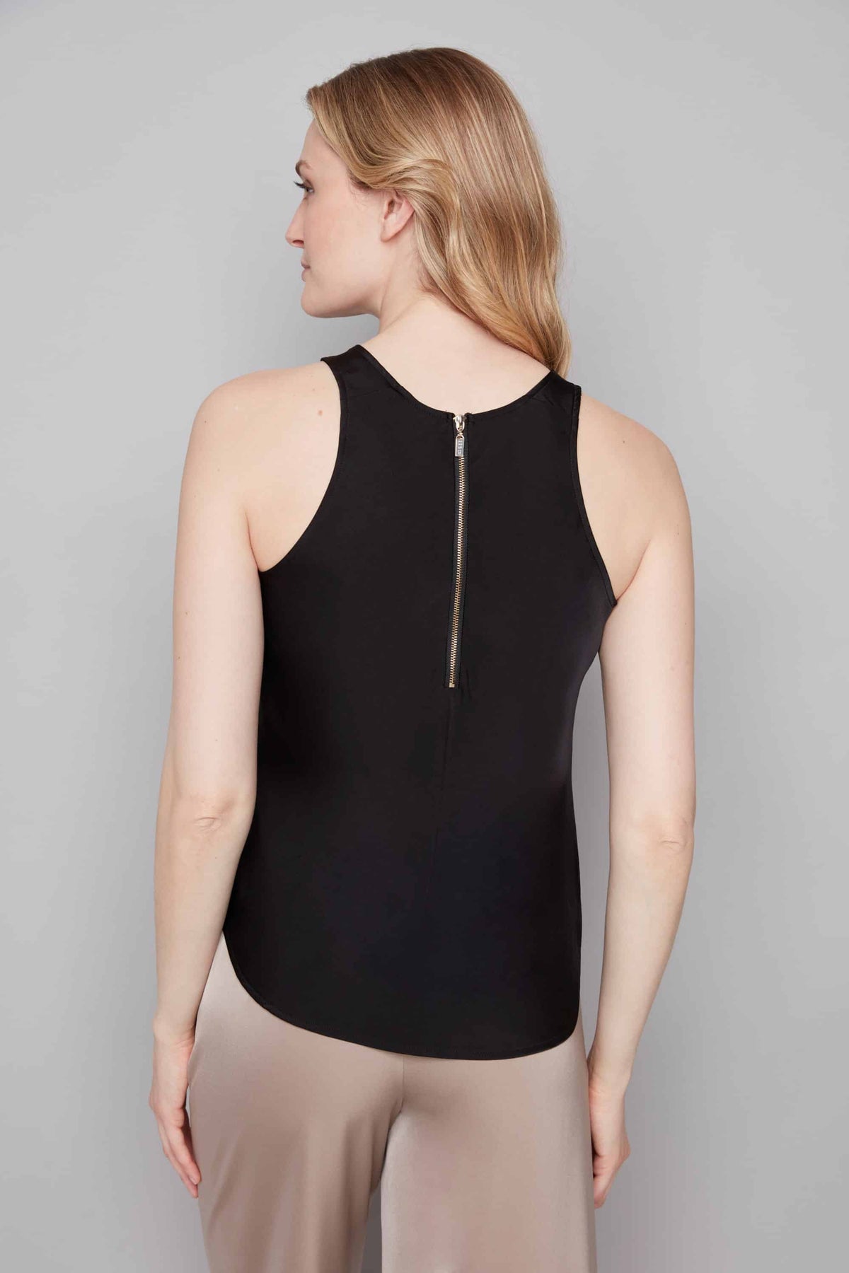 Solid Belize Satin Tank by ILTM