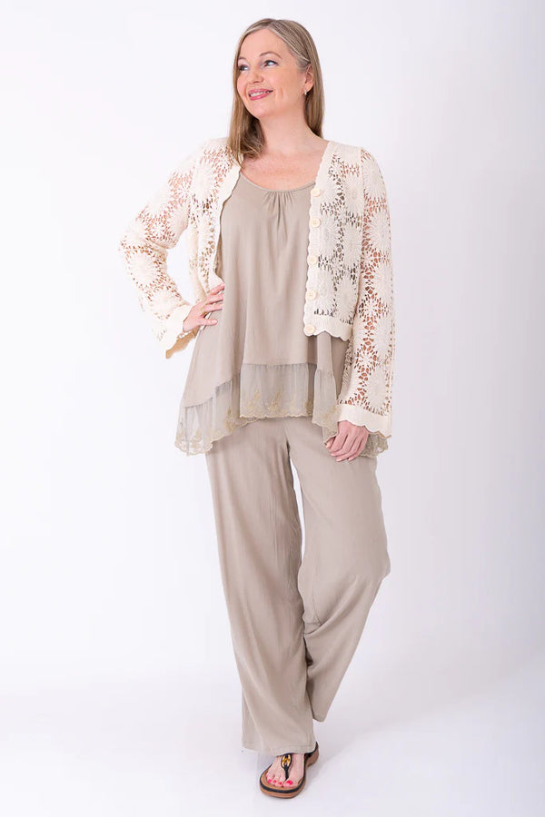 Crochet Sweater By Blue Sky
