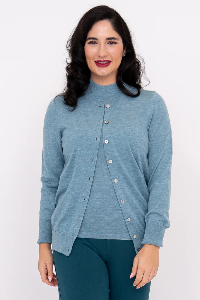 Kitten Cardigan Merino Wool by Blue Sky