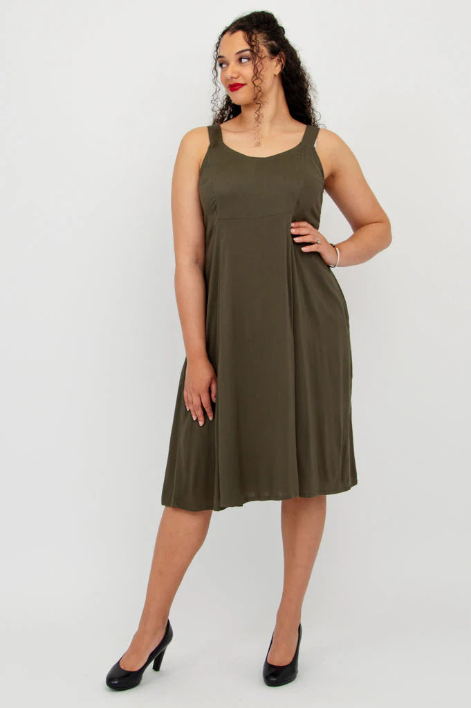 Shauna Bamboo Linen Dress By Blue Sky