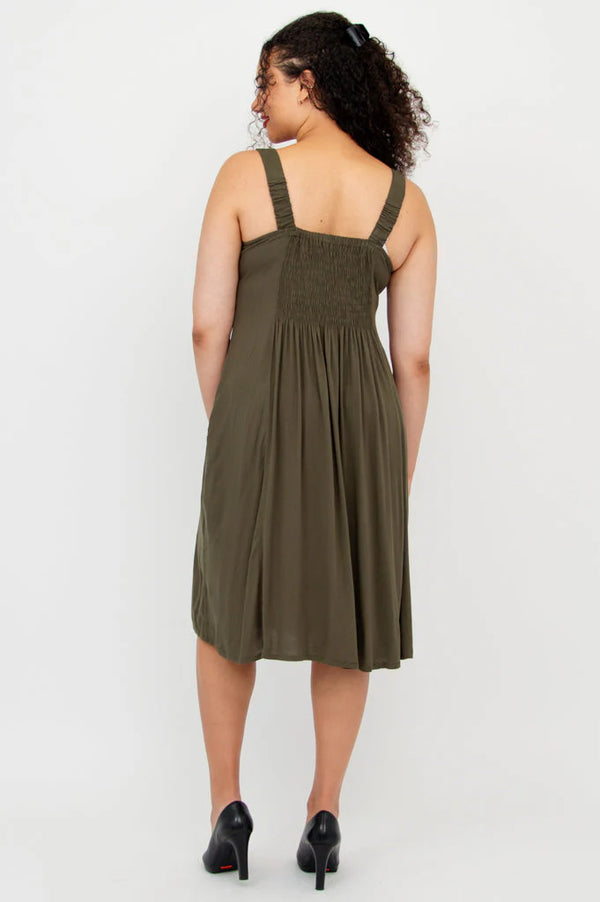 Shauna Bamboo Linen Dress By Blue Sky
