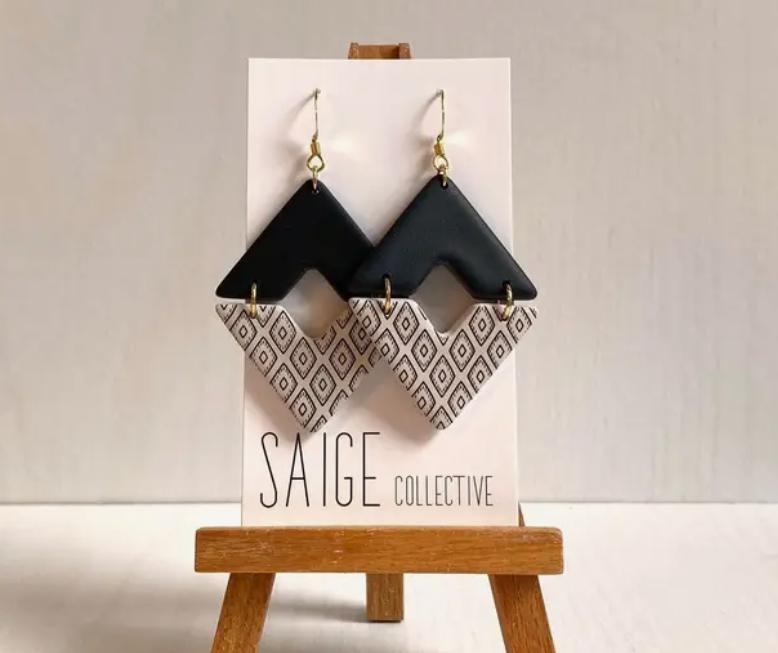 Saige Collective- Vienna - Clay Earrings