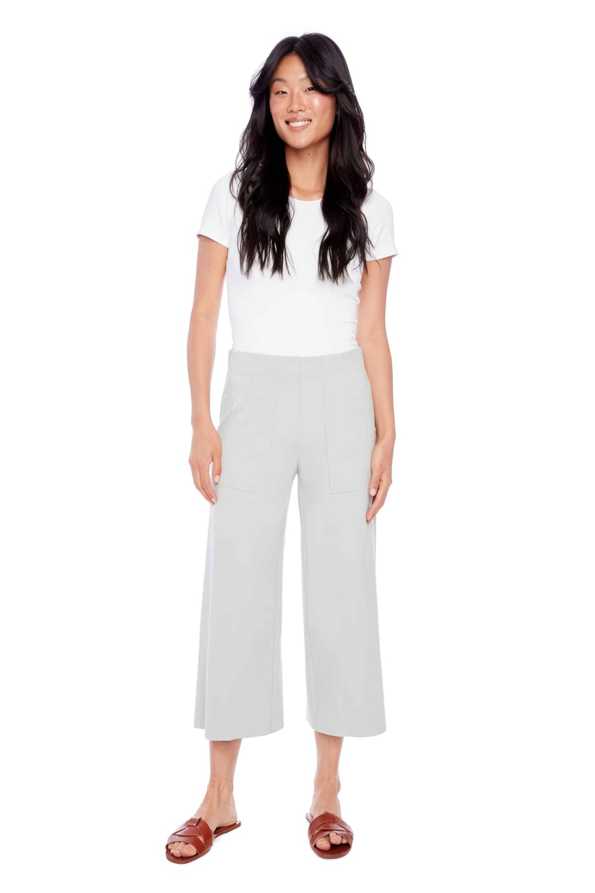 Wide Leg Crop Pants by ILTM