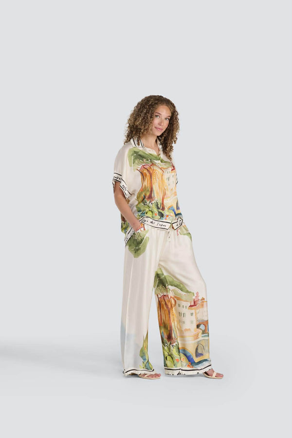 Italy Silk Pant by Jessica Laura