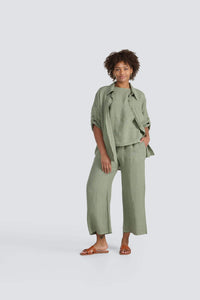 Drawstring Linen  Pant	by Jessica laura