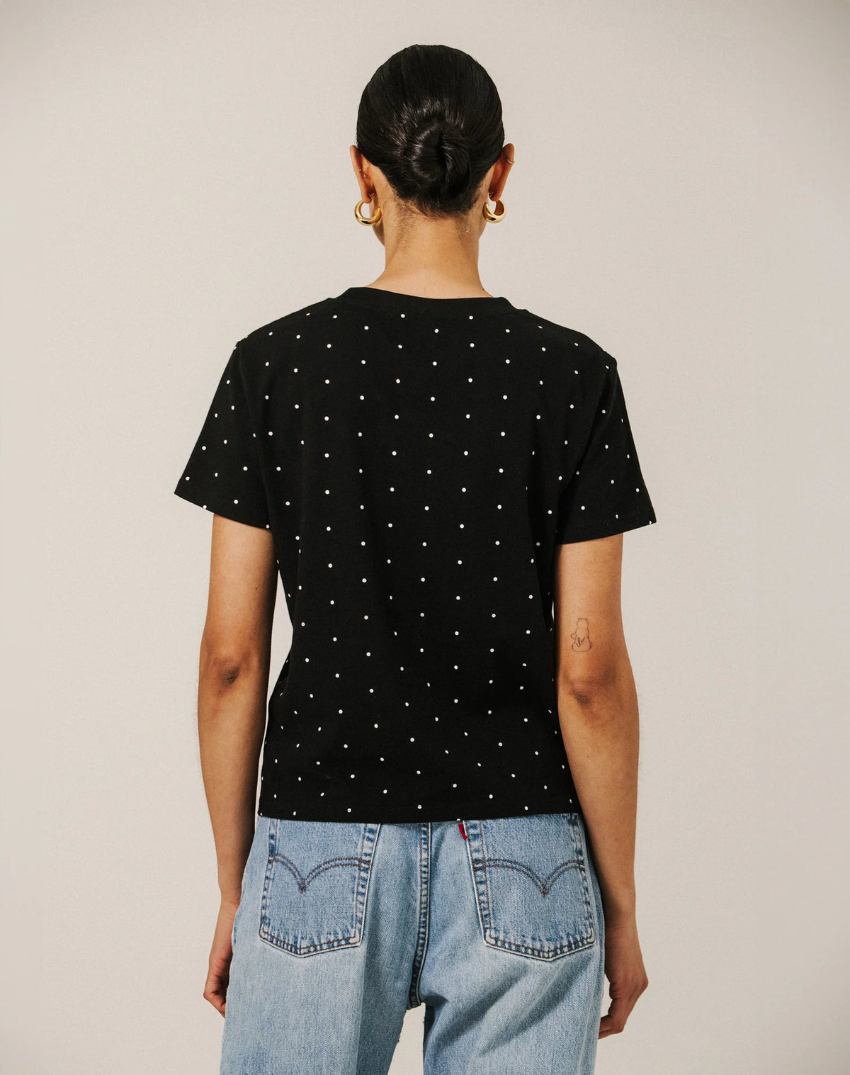 Rose Paris Cotten Tee by Brunette