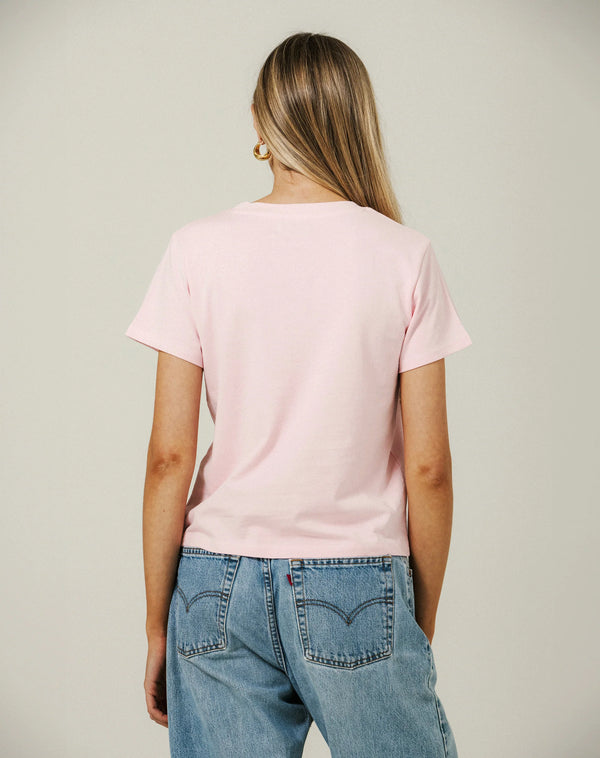 Rose Paris Cotten Tee by Brunette