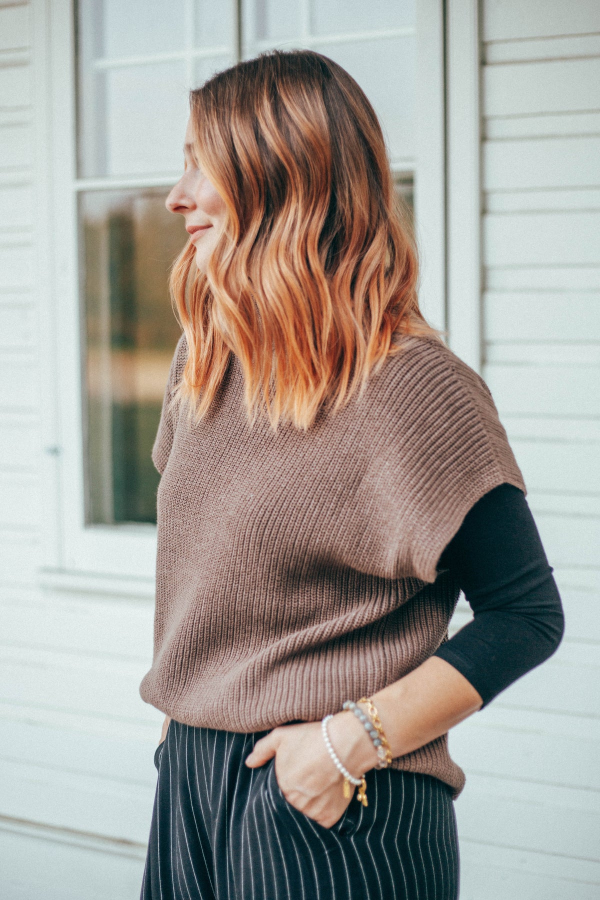 Shawna-Sleeveless Funnel Neck by Orb