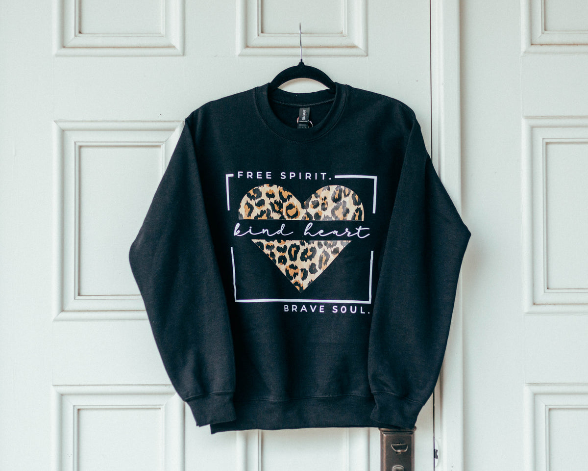 Kind Heart Graphic Sweatshirt by Strong N Free CDN