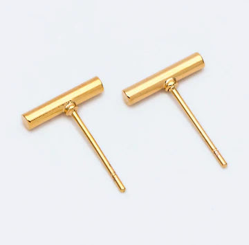 Bec Design - Bar stud earrings