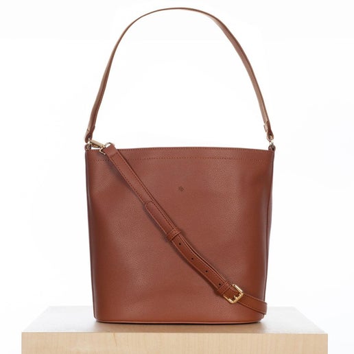 Ela - Mia Bucket Bag Walnut