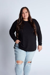 Lost In Layers- Bamboo Relaxed Long Sleeve