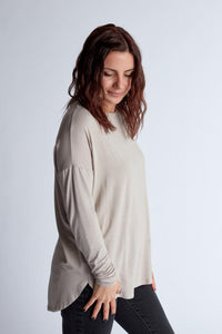 Lost In Layers- Bamboo Relaxed Long Sleeve